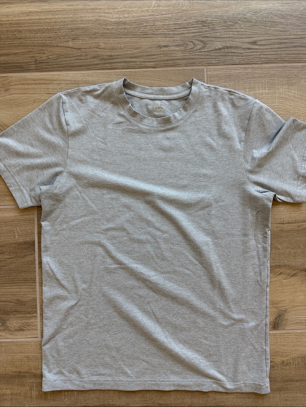 ALO Yoga Men's Crew Neck T-Shirt - Heather Gray